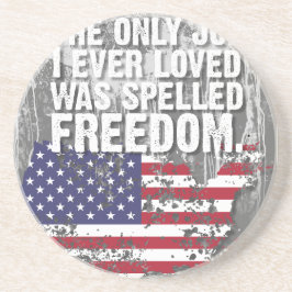 Sandstone Coaster – Freedom Job Getränkeuntersetzer