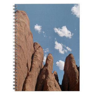 Sandstone Fins Utah Desert Foto Notizblock