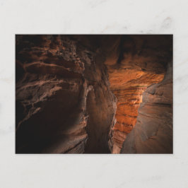 Sandstone Höhle Feiertagspostkarte