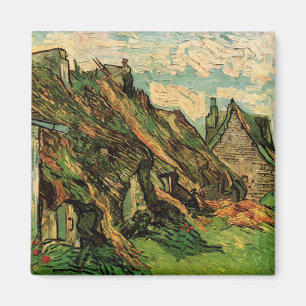 Sandstone-Hütten von Vincent van Gogh Magnet