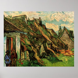 Sandstone-Hütten von Vincent van Gogh Poster