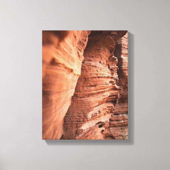Sandstone Nature Foto Leinwanddruck (Vorderseite)