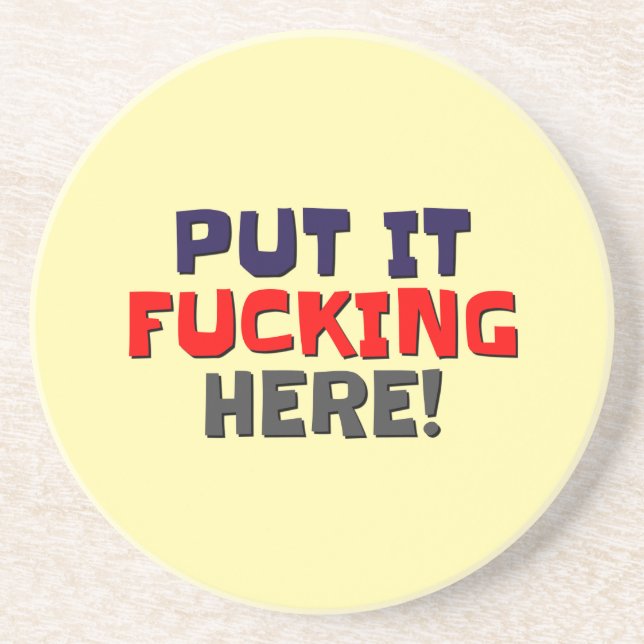 Sandstone Party Untersetzer (Vorne)