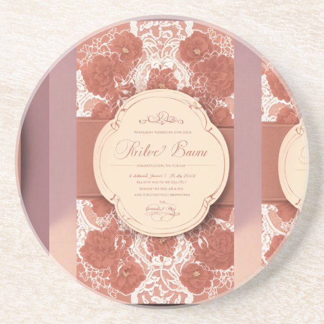 Sandstone Untersetzer Design - Funktionale Eleganz (Vorne)