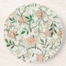SANDSTONE UNTERSETZER: WILLIAM MORRIS: JASMINE