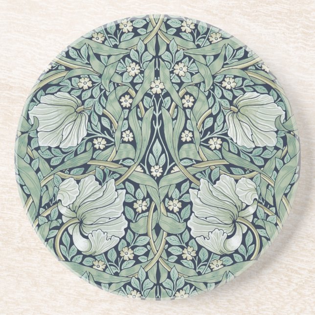 SANDSTONE UNTERSETZER : WILLIAM MORRIS : PIMPERNEL (Vorne)