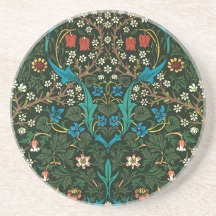 SANDSTONE UNTERSETZER WILLIAM MORRIS "TULIPS" DESI