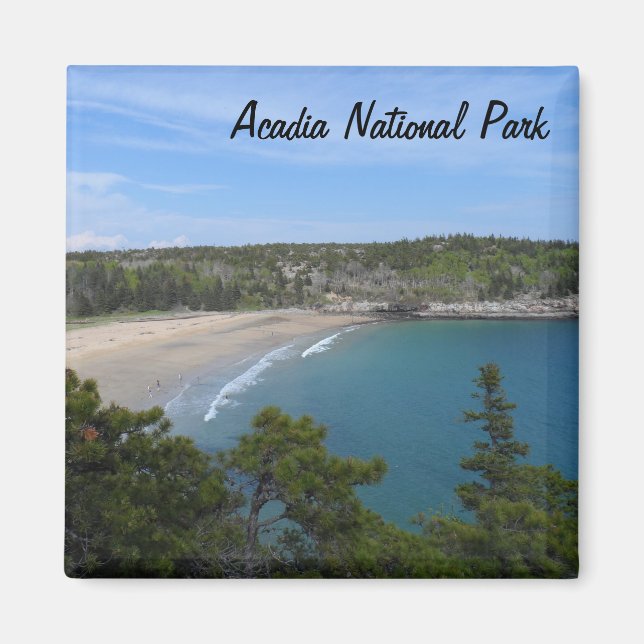 Sandstrand - Acadia Nationalpark Magnet (Vorne)
