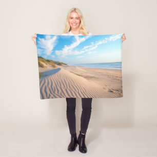 Sandstrand Fleecedecke