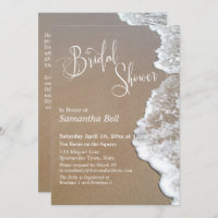 Sandstrand Foto Weiß, Brautparty