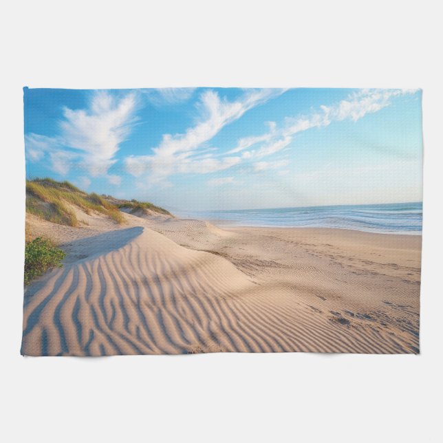 Sandstrand Geschirrtuch (Horizontal)
