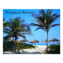 Sandstrand mit Palmen und Meerblick