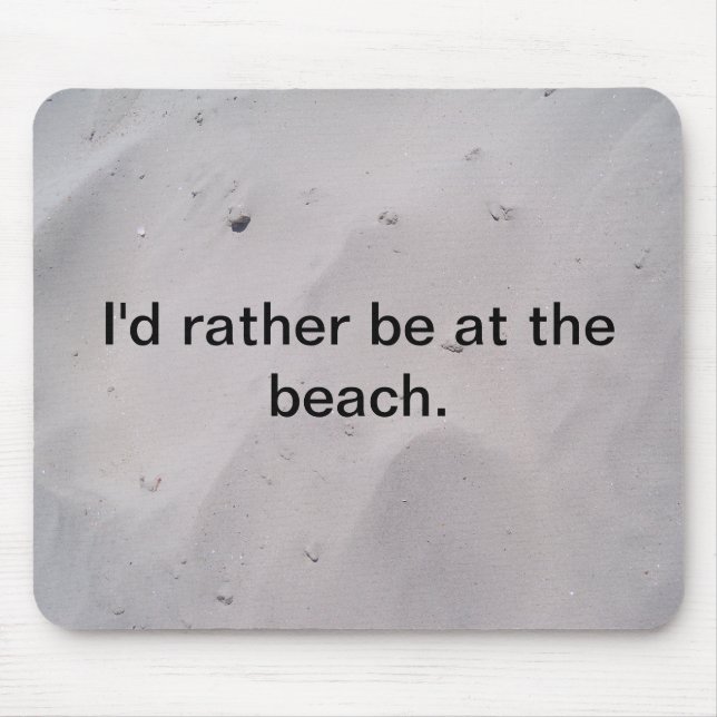 Sandstrand Mousepad (Vorne)