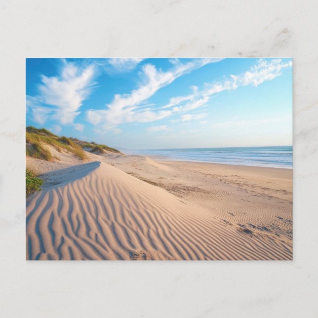 Sandstrand Postkarte (Vorderseite)