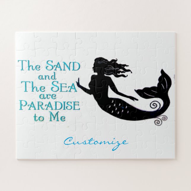Sandstrand und Meerbusen Puzzle (Horizontal)