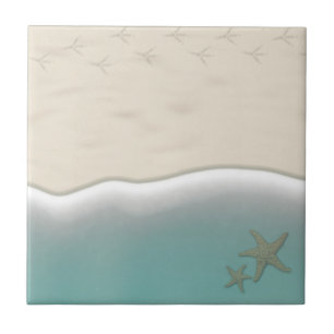 Sandstrand und Starfish Keramik Tile Fliese