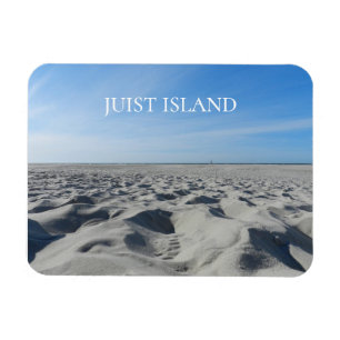 Sandstrand, Watt, Juist Island, Ostfriesland Magnet