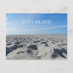 Sandstrand, Watt, Juist Island, Ostfriesland Postkarte