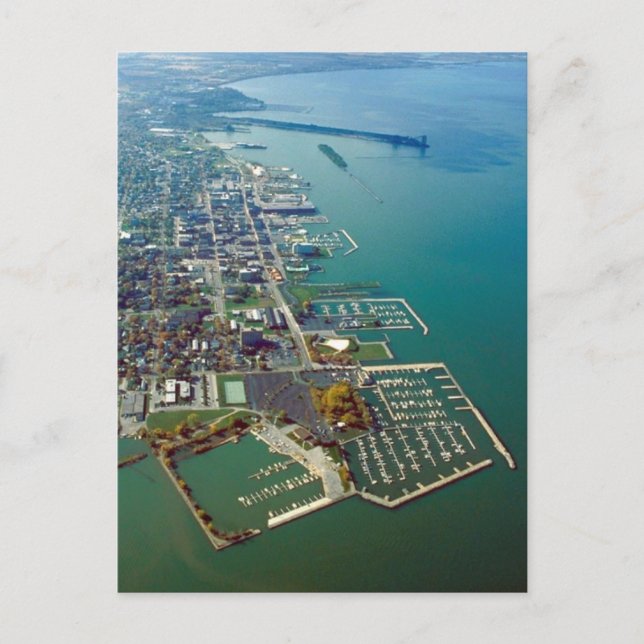 Sandusky Waterfront Postkarte (Vorderseite)
