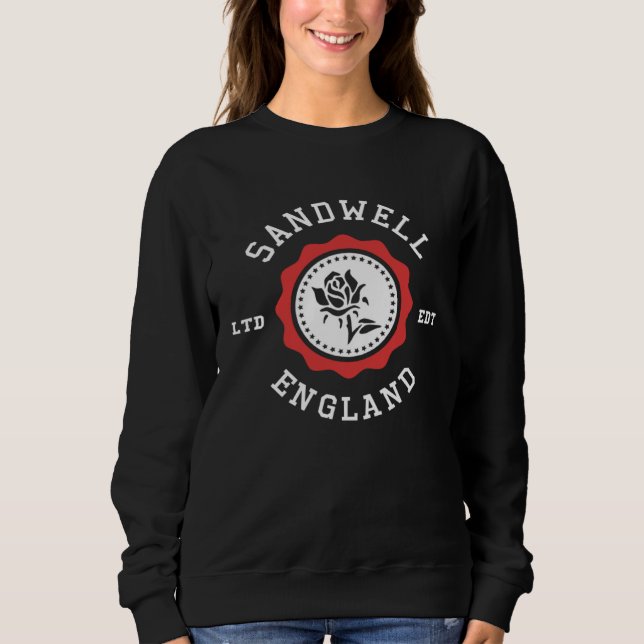 SANDWELL England Rose Badge Sweatshirt (Vorderseite)