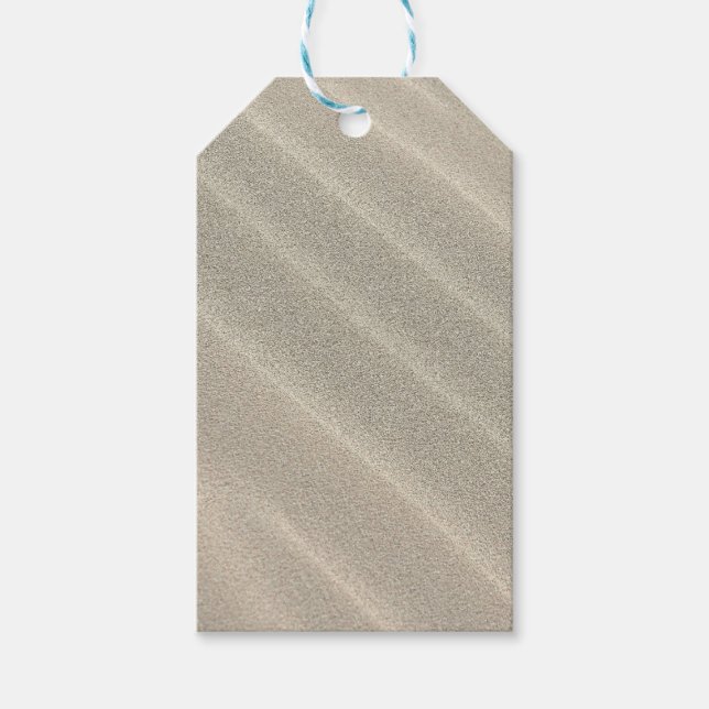 Sandwellen Geschenkanhänger (Vorderseite)