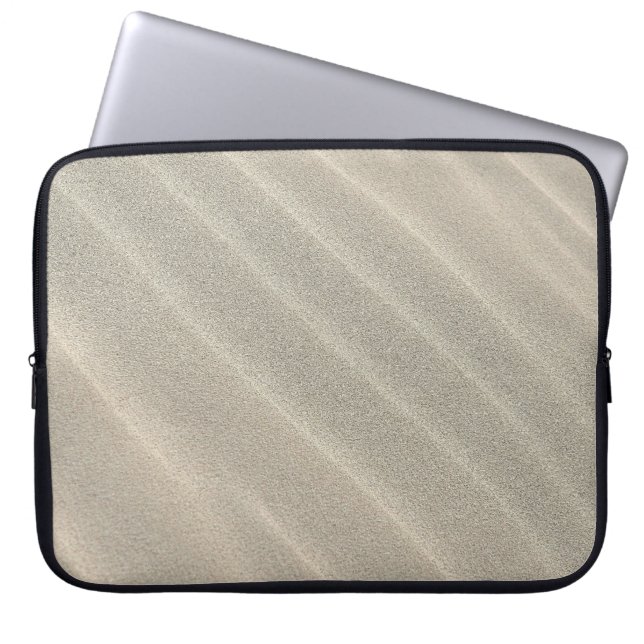Sandwellen Laptopschutzhülle (Vorderseite)