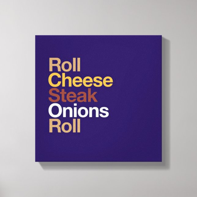 Sandwich Art Leinwanddruck (Vorderseite)