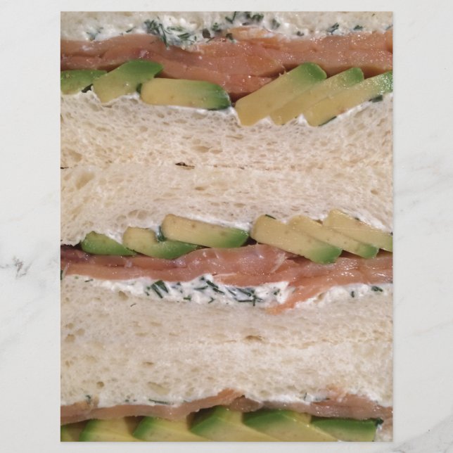 Sandwich Avocado & Lox (Vorderseite)