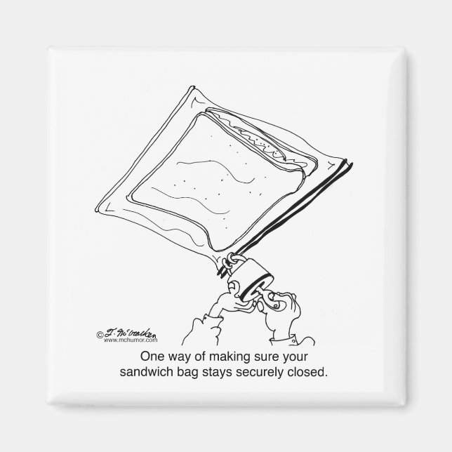 Sandwich-Beutel mit Schloss Magnet (Vorne)