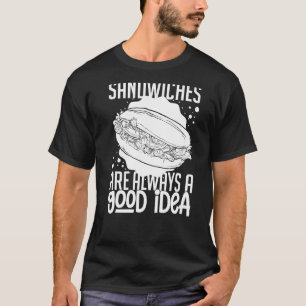 Sandwich Brot Lunch Food Maker Toaster Rezept T-Shirt