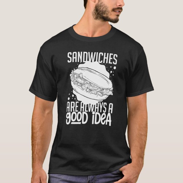 Sandwich Brot Lunch Food Maker Toaster Rezept T-Shirt (Vorderseite)