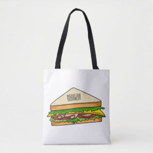 Sandwich Cartoon Illustration