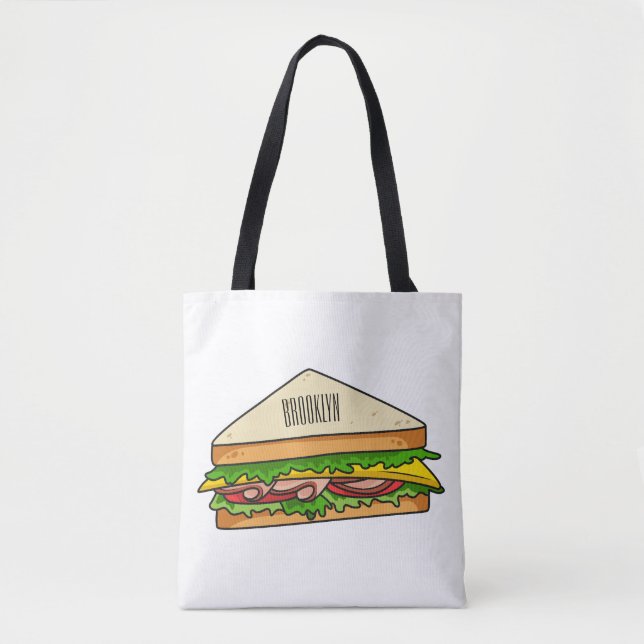 Sandwich Cartoon Illustration (Vorderseite)