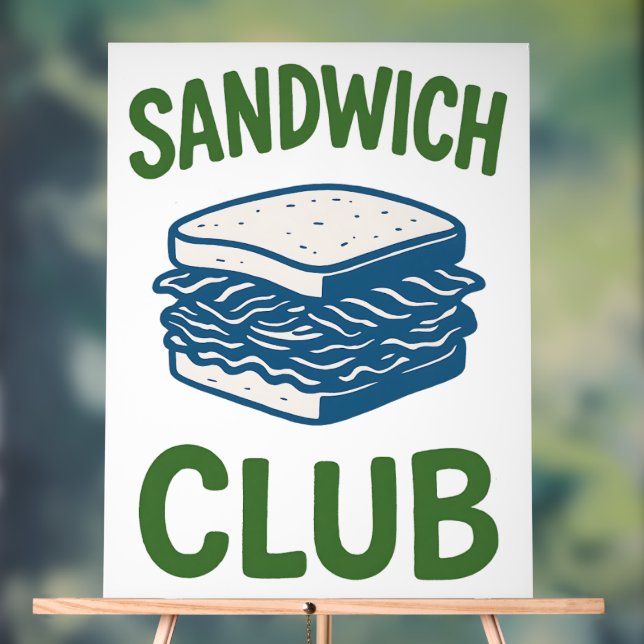 Sandwich Club  Acrylschild (Neutral)