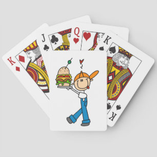 Sandwich Connoisseur Strichmännchen Spielkarten