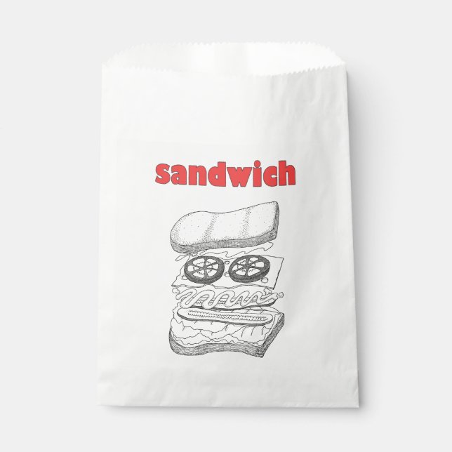 Sandwich Geschenktütchen (Vorderseite)