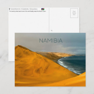 Sandwich Harbour, Namibia Postcard Feiertagspostkarte