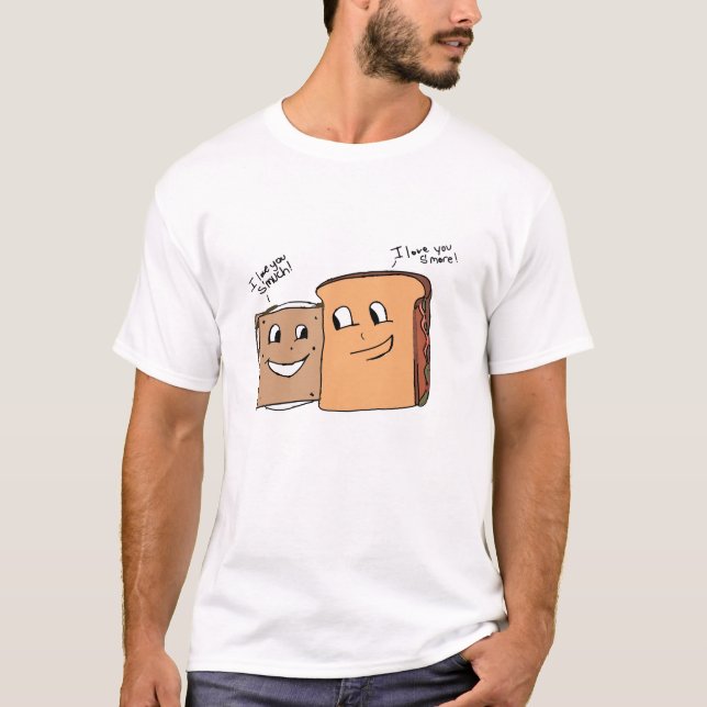 Sandwich-Liebe-T-Shirt T-Shirt (Vorderseite)