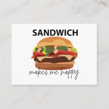 Sandwich macht mich glücklich