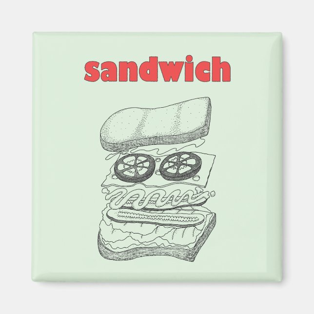 Sandwich Magnet (Vorne)