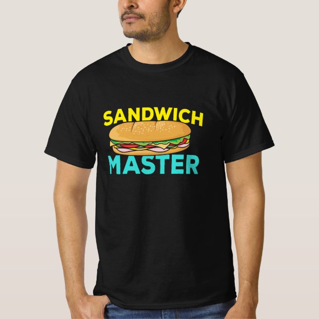 Sandwich Master Fast Food T-Shirt (Vorderseite)