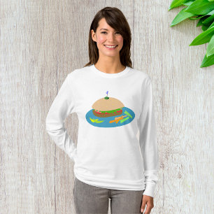 Sandwich mit Veggie Sides Fun Food T-Shirt