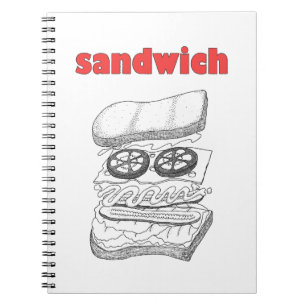 Sandwich Notizblock
