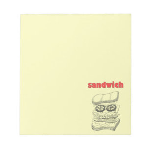 Sandwich Notizblock