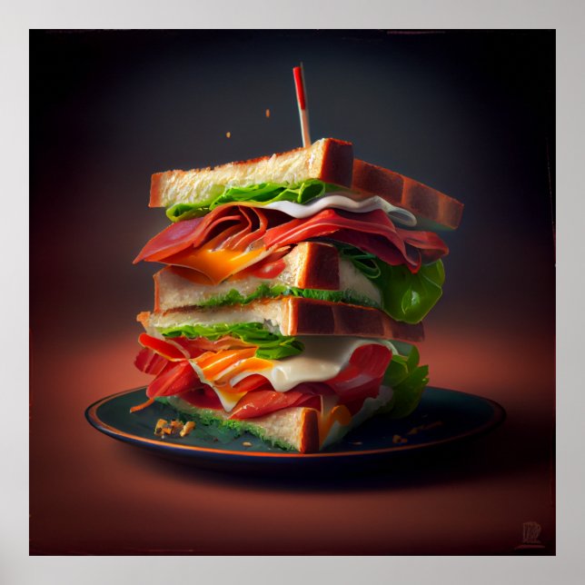 Sandwich-Poster Poster (Vorne)