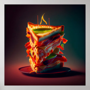 Sandwich-Poster Poster