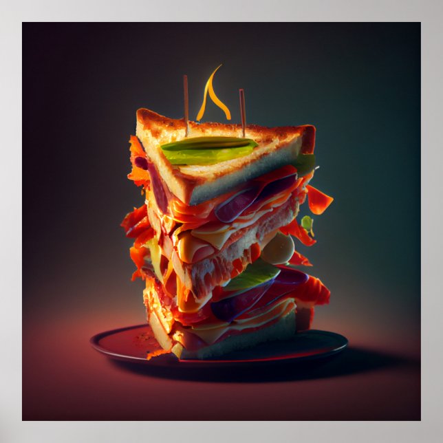 Sandwich-Poster Poster (Vorne)