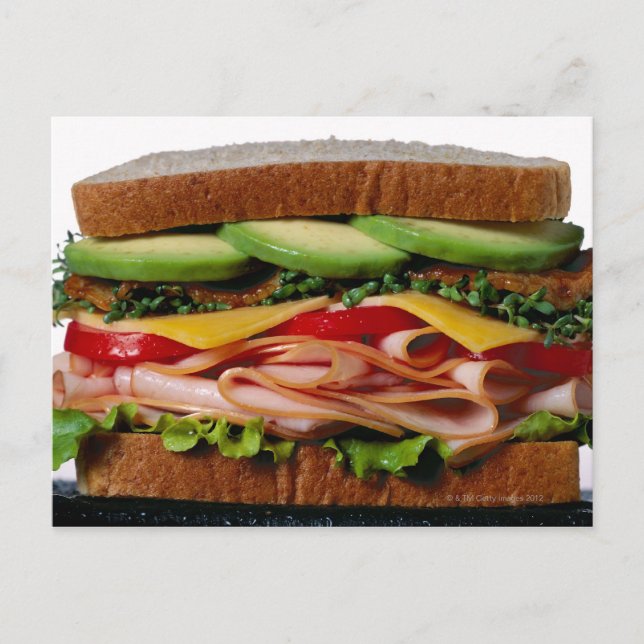 Sandwich Postkarte (Vorderseite)