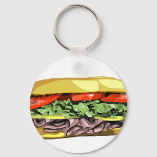 Sandwich Schlüsselanhänger