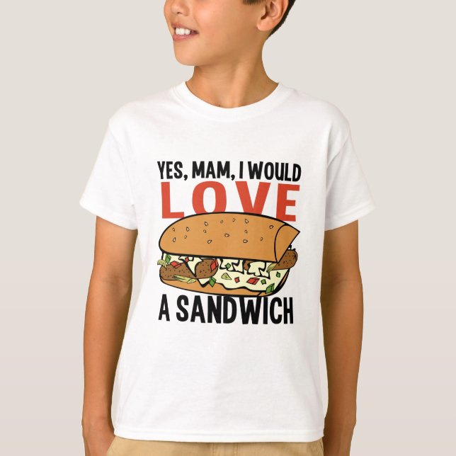 Sandwich-Shirts und -jacken T-Shirt (Vorderseite)